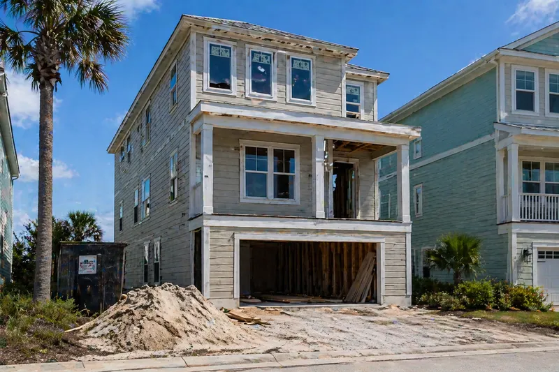 Jacksonville Beach Full Exterior Build before